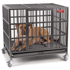 dog cage with wheels