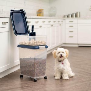 cool dog food storage