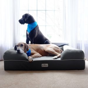 solid memory foam dog bed