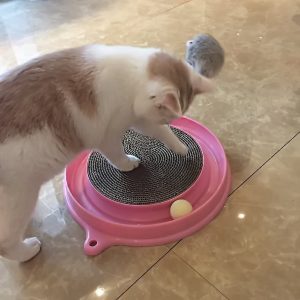 AUOON Cat Scratcher Toy Pink 7