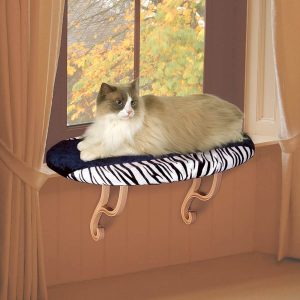 KH Pet Products Kitty Sill Hammock Zebra Unheated 1